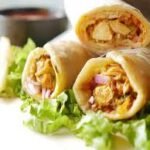 Chicken paratha roll